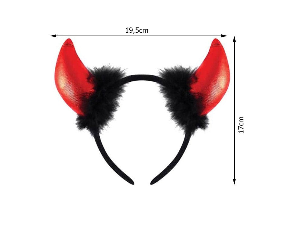 Halloween Teufel Stirnband Hörner Karneval Kostüm Party Zubehör 👹🎃