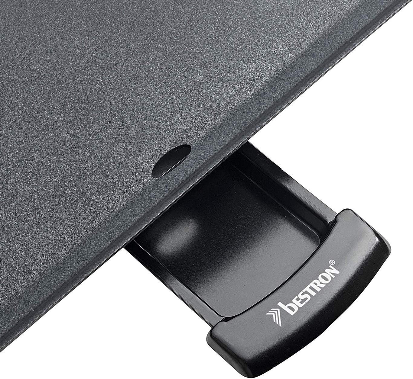 Bestron Tischgrill XL Teppanyaki Plancha Grillplatte Antihaft 1800W für 6 Person