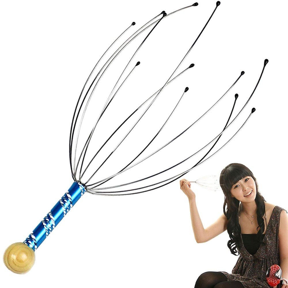 Kopfmassagegerät Handheld  Ayurvedisch Entspannend Stressabbau Massage