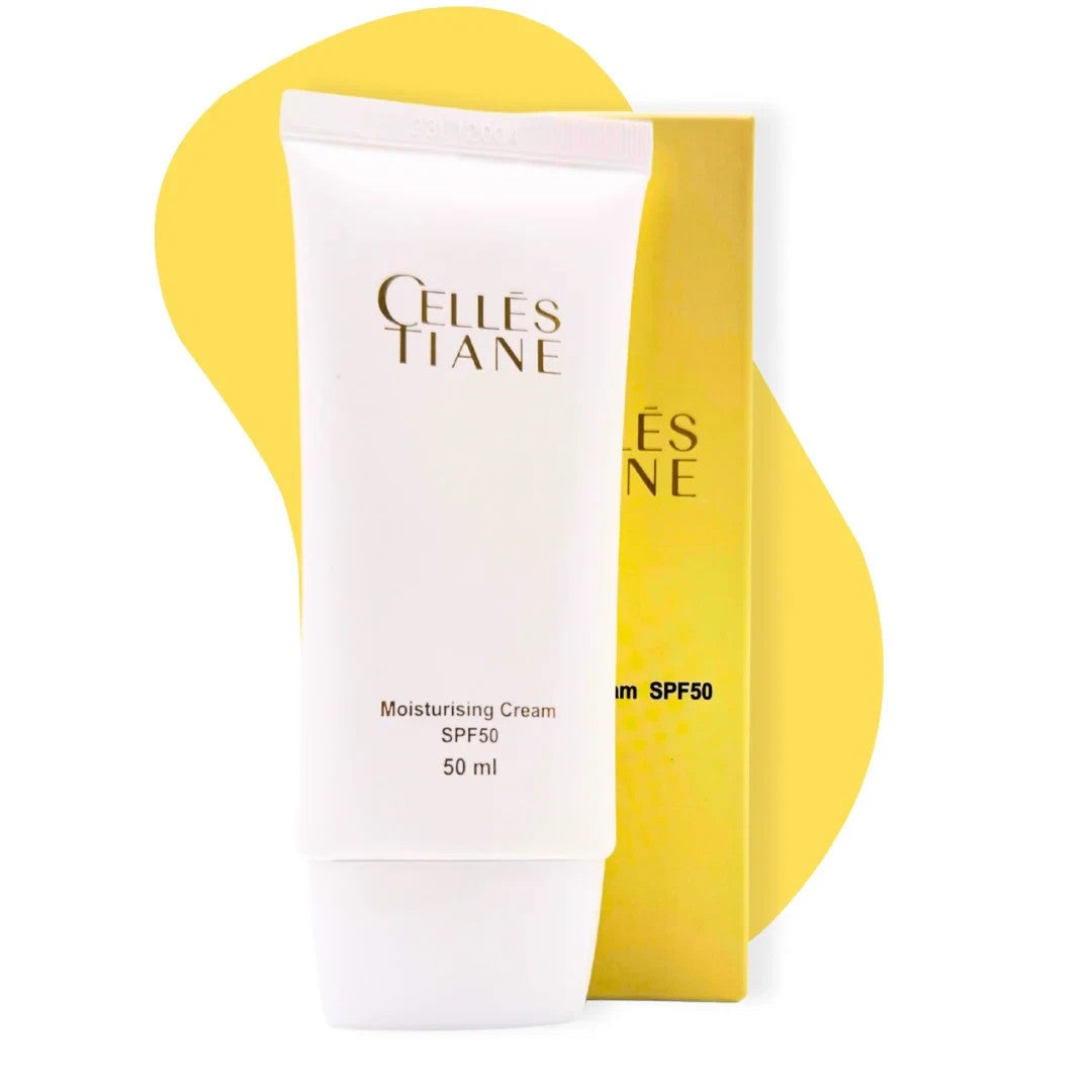 CELLES TIANE Feuchtigkeitscreme SPF50 | Gesichtspflege Sonnencreme 50ml