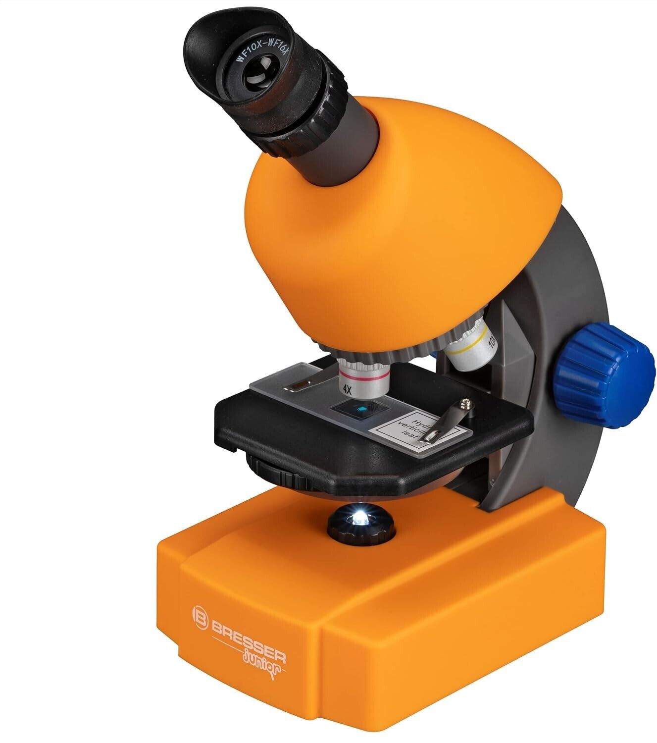 Bresser Junior Mikroskop 40x-640x mit LED, Zoom Monokular & Zubehör im Koffer