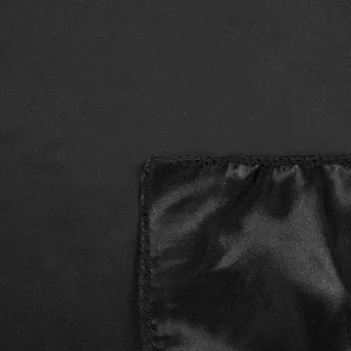 Langer Umhang mit Kapuze Schwarz 172x120 cm Halloween Kostüm Unisex