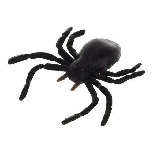 Halloween Deko Spinnen 10er Set – Realistische Kunststoff Spinnen 3x3 cm Schwarz