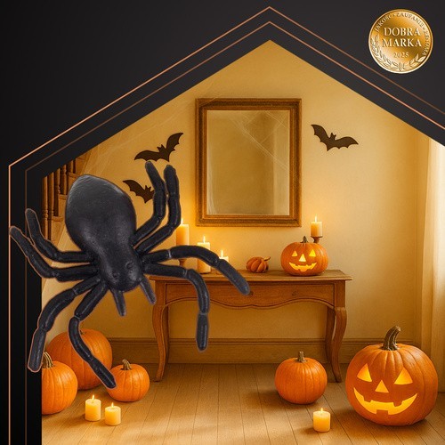 Halloween Deko Spinnen 10er Set – Realistische Kunststoff Spinnen 3x3 cm Schwarz