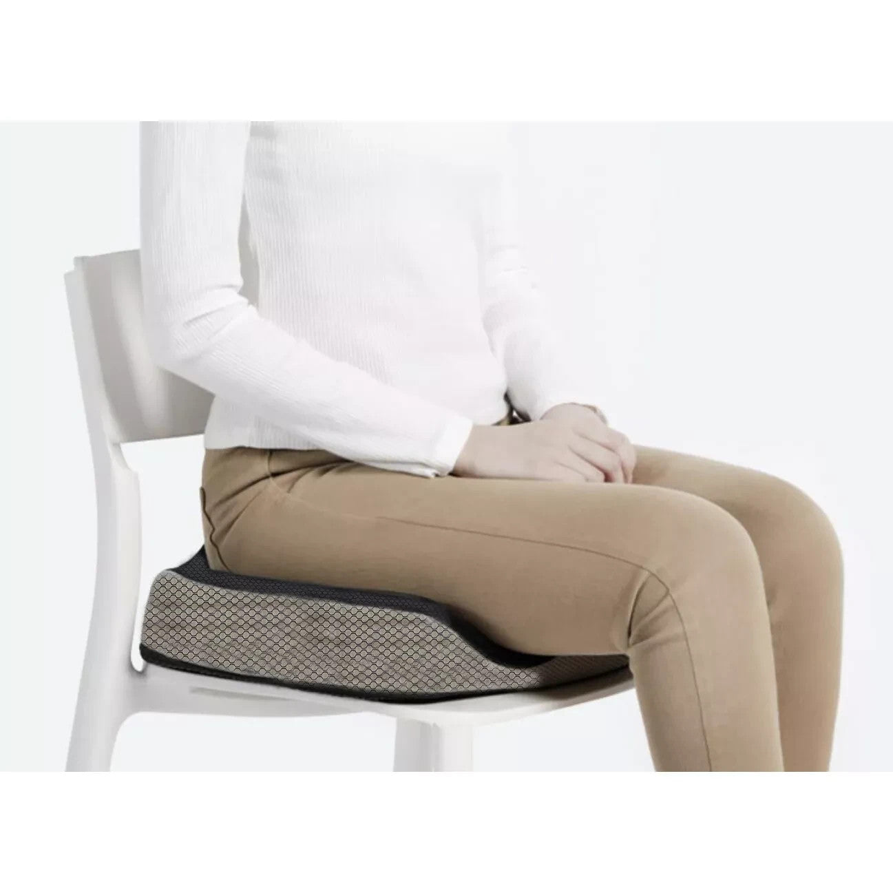 Orthopädisches Sitzkissen Memory Schaum Ergonomisch Abnehmbarer Bezug