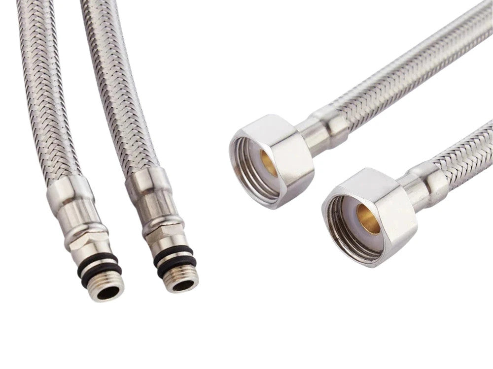 Flexible Küchenarmatur Edelstahl 304, 360° schwenkbar, Flexibler Auslauf