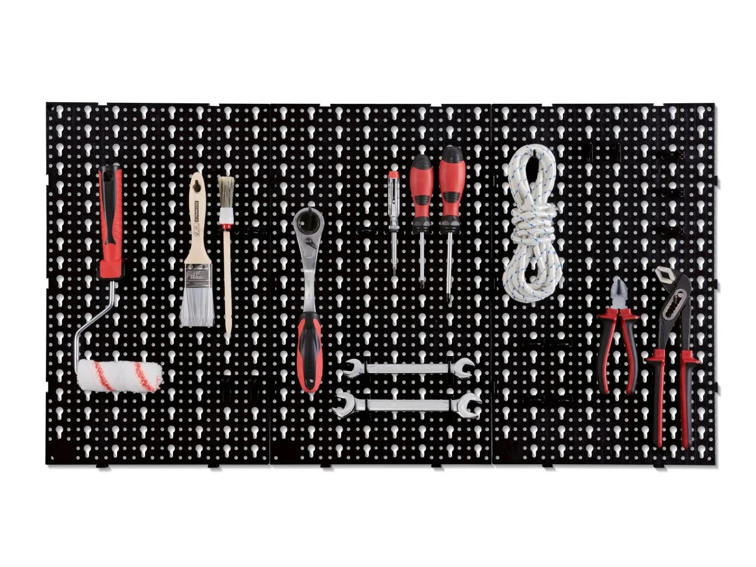 Parkside Werkzeug Wandorganizer 30tlg Set 49x30x1,4cm inkl. Montagematerial