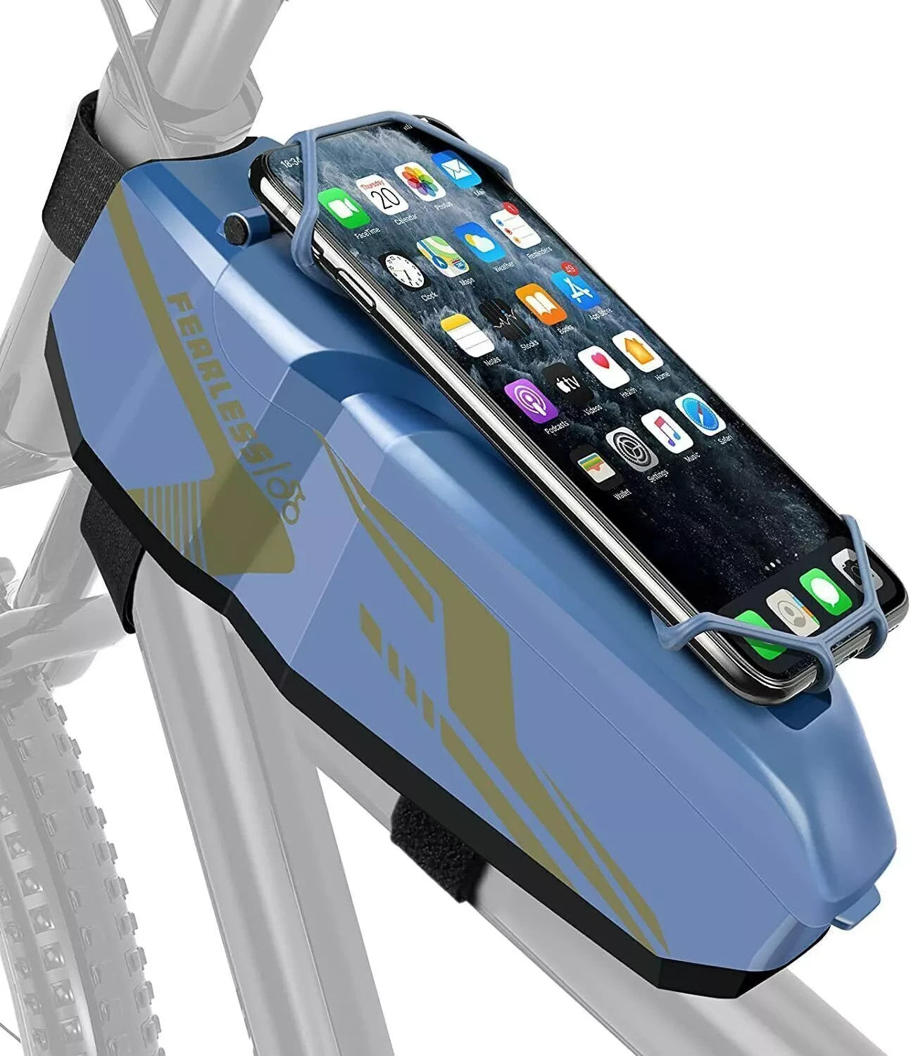 Fahrrad Rahmentasche Wasserdicht – Handyhalter Oberrohr Tasche mit Stauraum