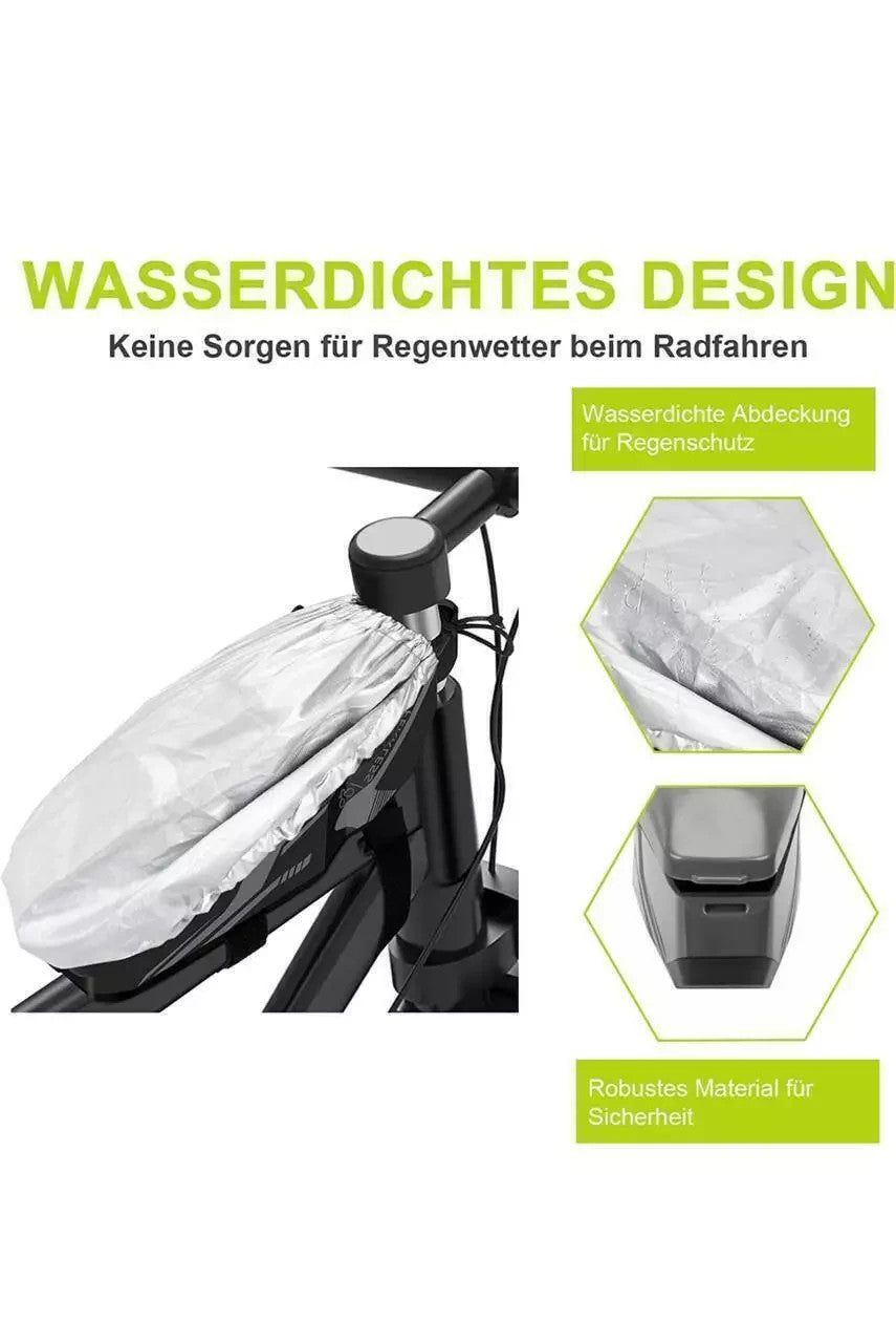Fahrrad Rahmentasche Wasserdicht – Oberrohrtasche mit Handyhalterung