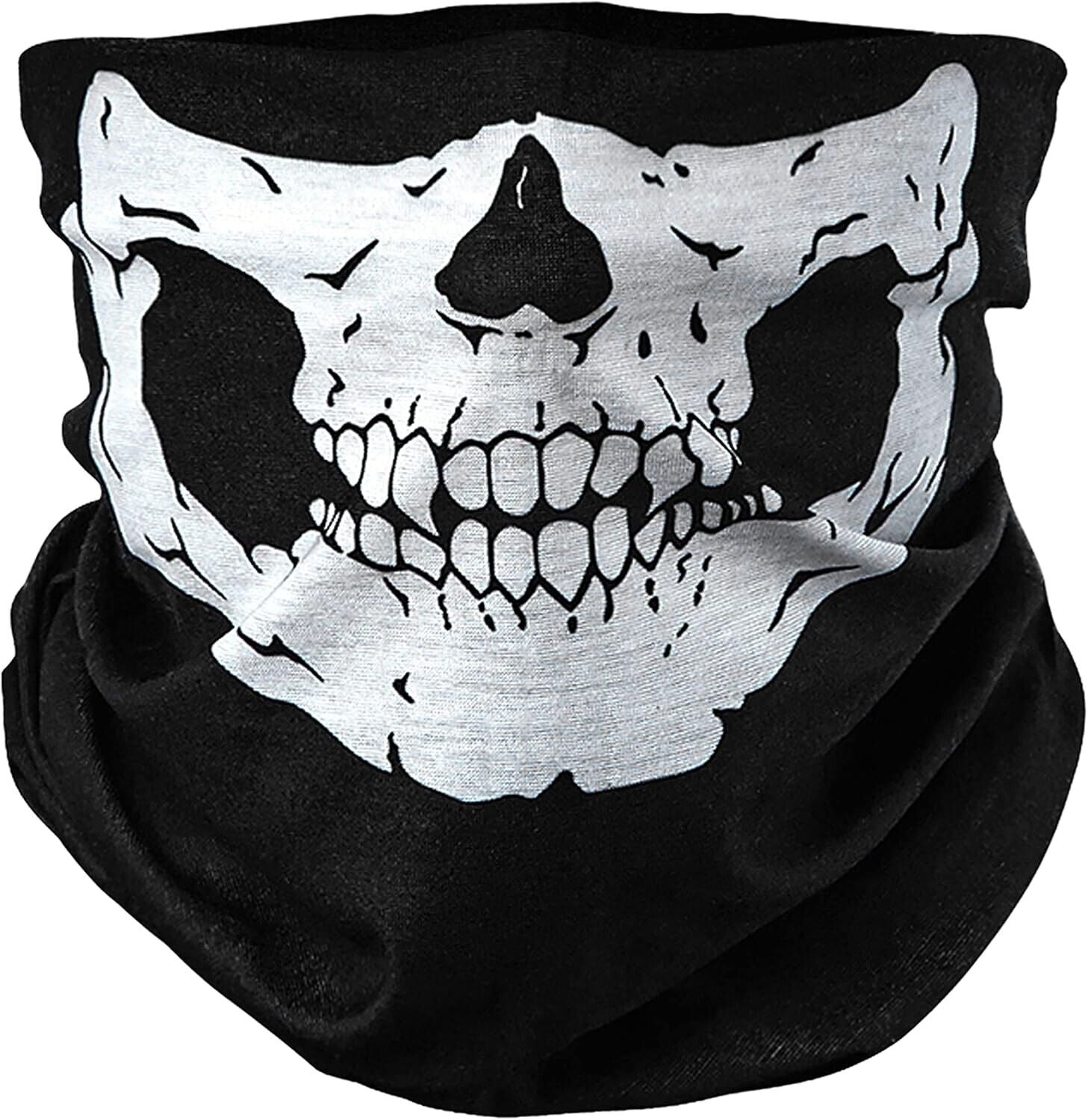 BANDANA ARMY BIKER SKULL MASKE TOTENKOPF SCHÄDEL MOTORRAD KARNEVAL STURMHAUBE