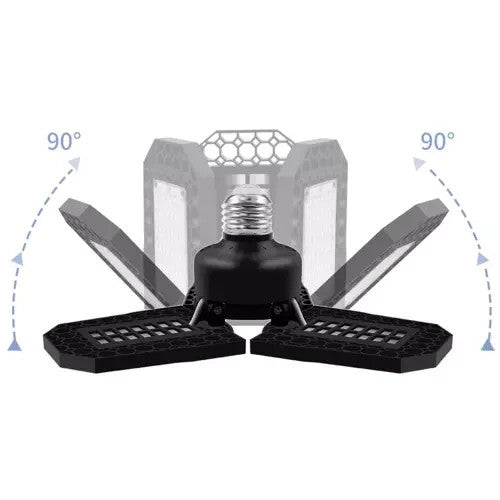 Pflanzenlampe LED Vollspektrum 3 Köpfe Wachstumslampe 108 LED-Dioden 20440