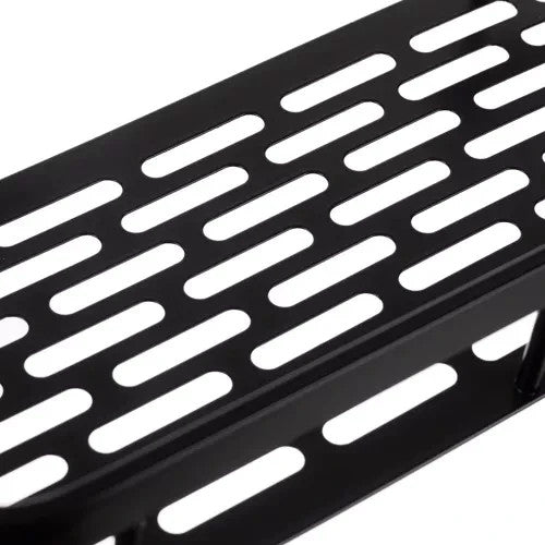 Duschregal Hängend 2 Stück Schwarz Aluminium mit Haken & Zubehör