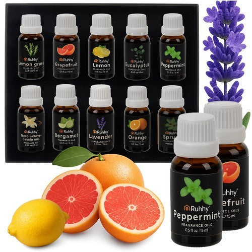 Aromatherapie Duftöl Set 10x15ml Ätherische Öle Raumduft Diffuser