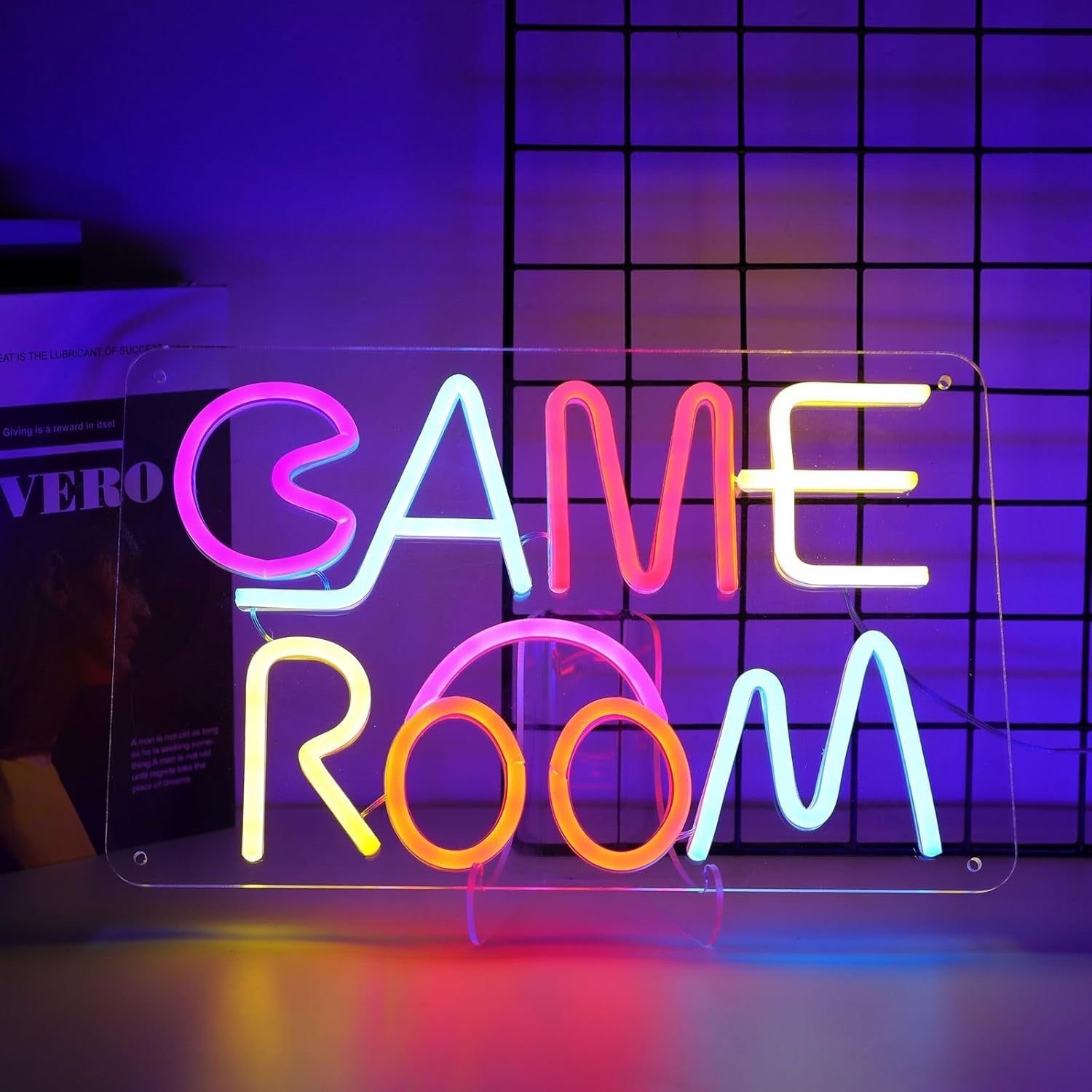 Gaming Neon Sign LED Wandlicht USB dimmbar Neonlicht bunt für Spielzimmer