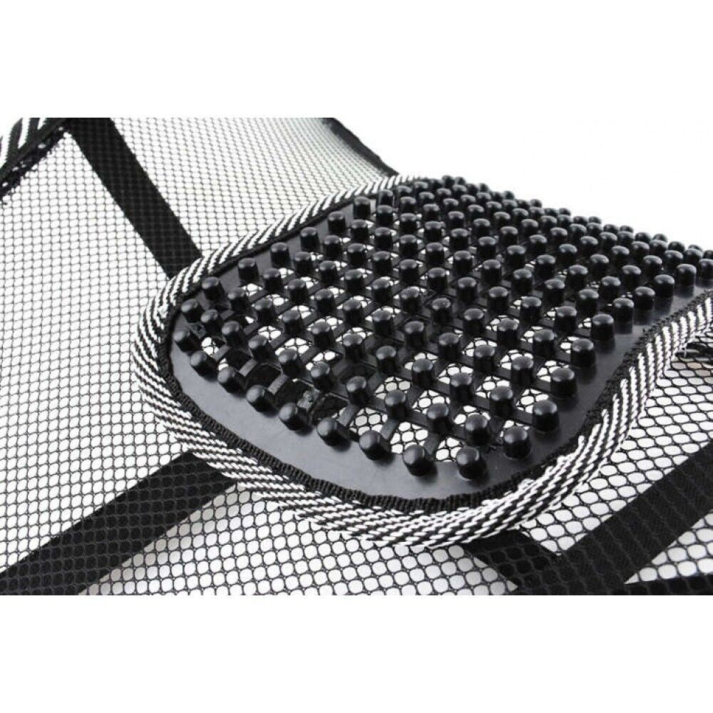 Orthopädische Rückenstütze Mesh Massagefunktion Stuhl Autositz Ergonomisch