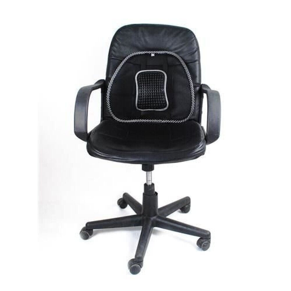 Orthopädische Rückenstütze Mesh Massagefunktion Stuhl Autositz Ergonomisch