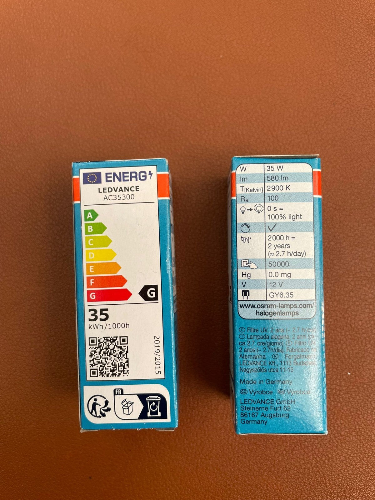 20x Osram Halogen GY6,35 Stiftsockellampe 35W 12V Halostar warmweiß dimmbar