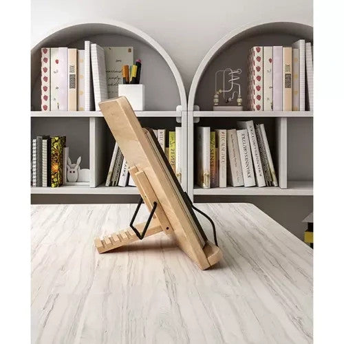 Bambus Buchständer 21x28cm Leseständer höhenverstellbar Kochbuchhalter