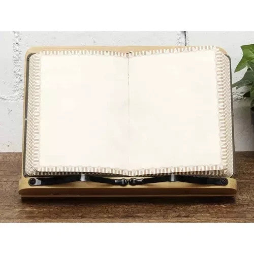 Bambus Buchständer 21x28cm Leseständer höhenverstellbar Kochbuchhalter