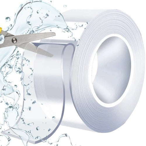 Transparentes doppelseitiges Klebeband 3m – Waschbar, spurlos & wiederverwendbar