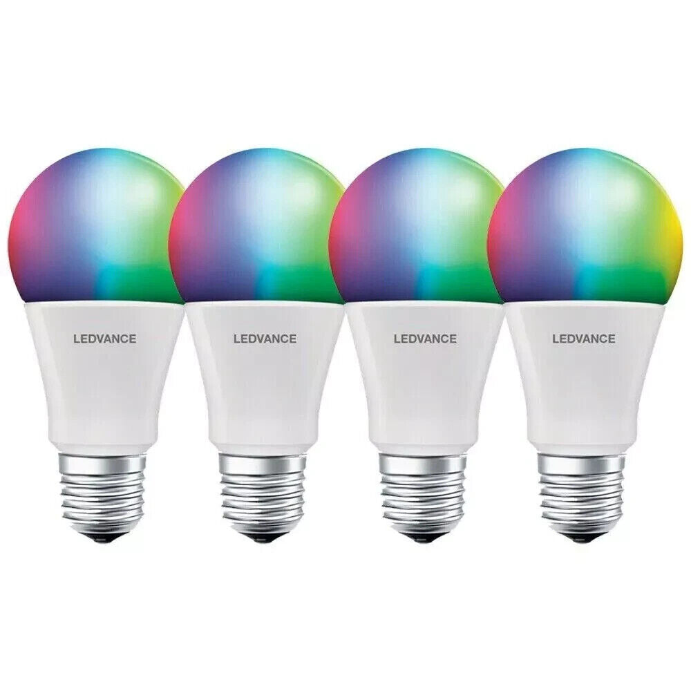 LEDVANCE Smart+ E27 Multicolor 8,5W WLAN Bluetooth Glühbirne – RGBW, Alexa & Google kompatibel