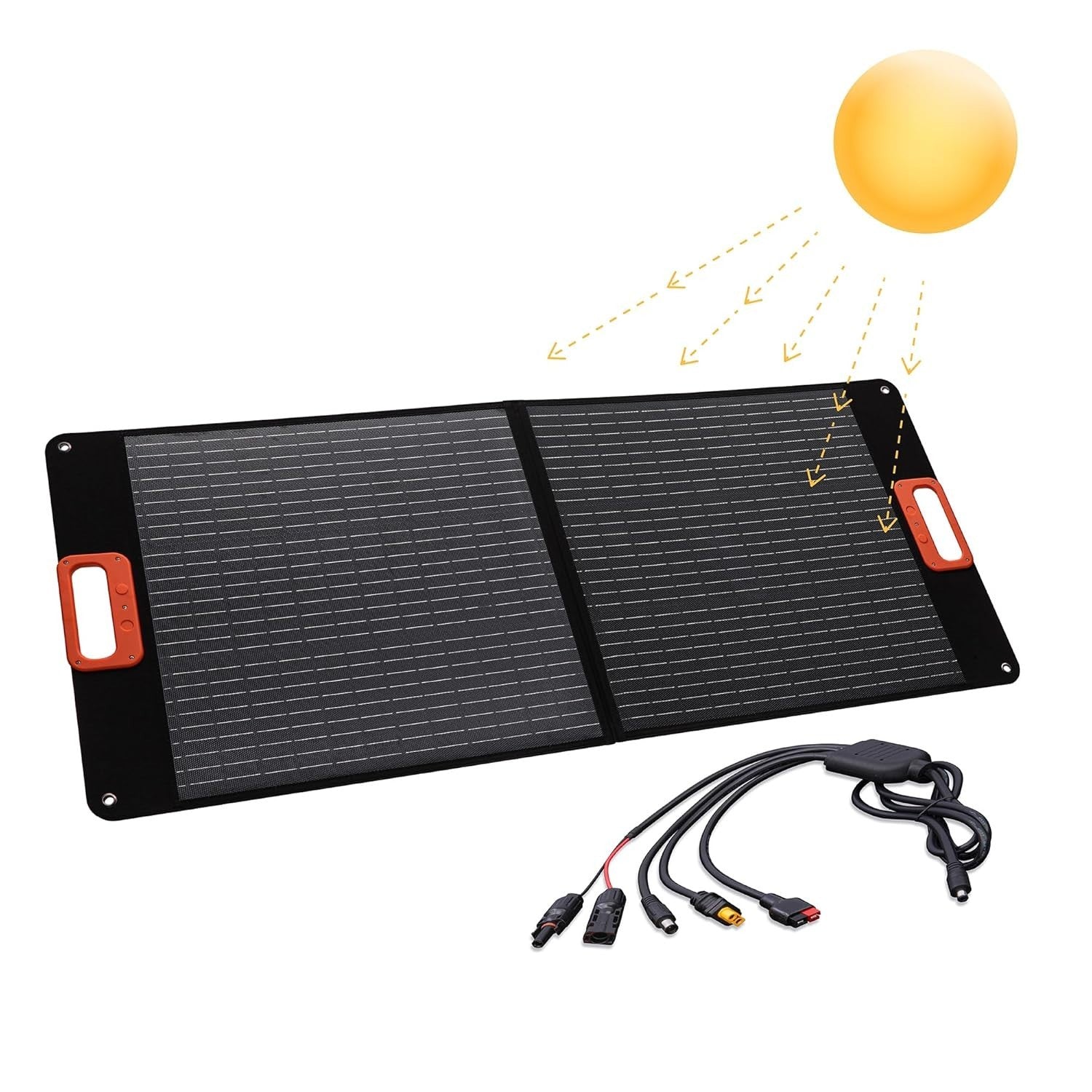 Technaxx Solarpanel 100W faltbar TX-206 Camping Outdoor tragbares Ladegerät