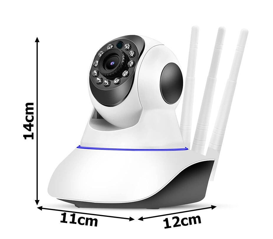 WLAN IP Kamera Innen 📷 Schwenkbar Audio Nachtsicht Bewegungssensor