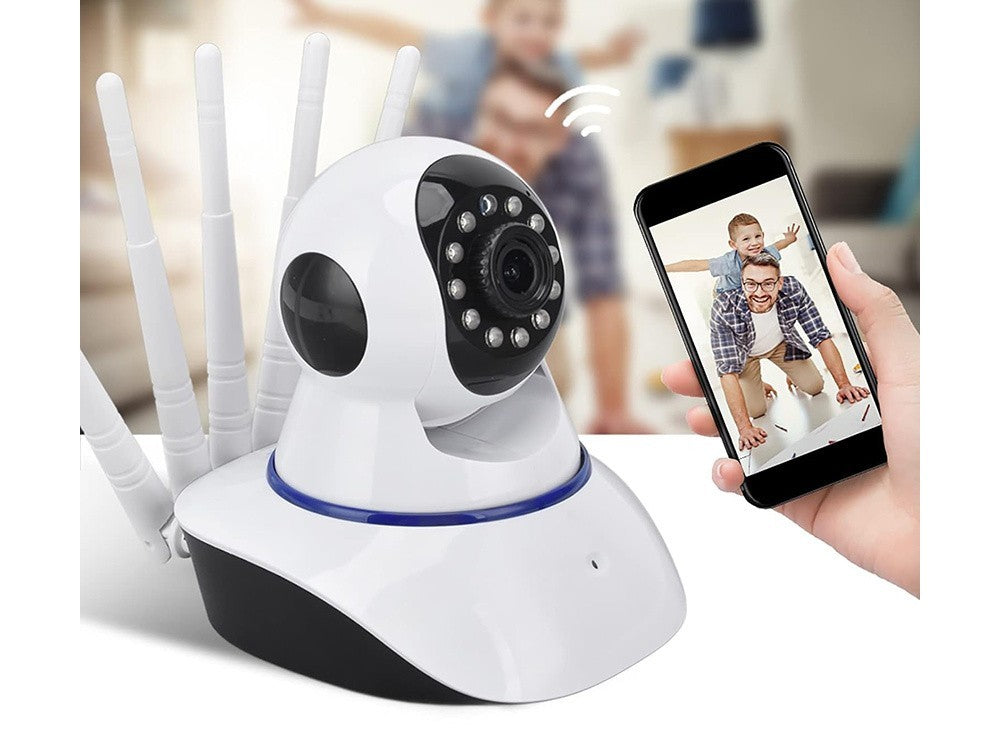 WLAN IP Kamera Innen 📷 Schwenkbar Audio Nachtsicht Bewegungssensor