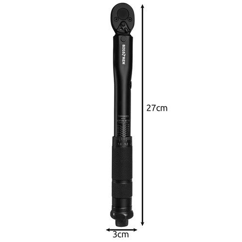 Drehmomentschlüssel 1/4" 2–24Nm Professionell Umkehrbar mit Koffer ⚙️🔧