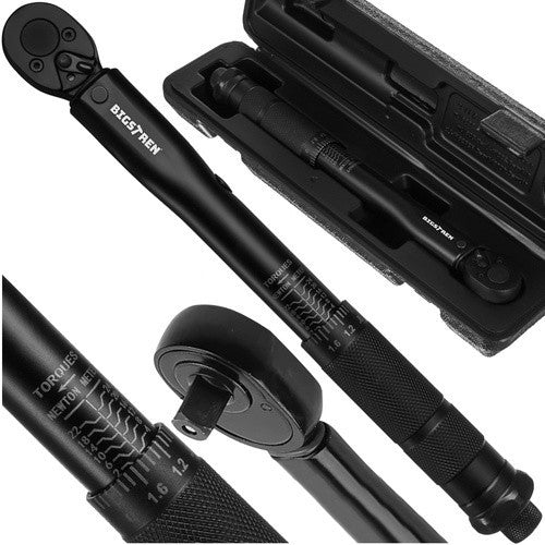 Drehmomentschlüssel 1/4" 2–24Nm Professionell Umkehrbar mit Koffer ⚙️🔧