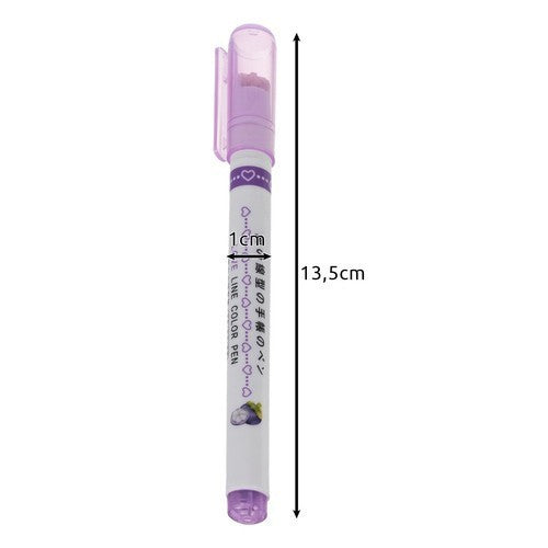 6x Kurvenstifte Textmarker Set 🌈 Muster Marker Kinder Schule Notizen
