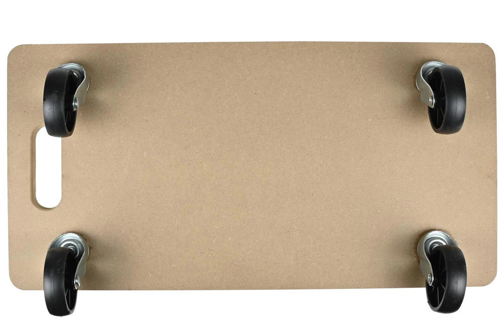 Transportwagen 58x30 cm bis 200 kg MDF Rollbrett mit Griff & Lenkrollen