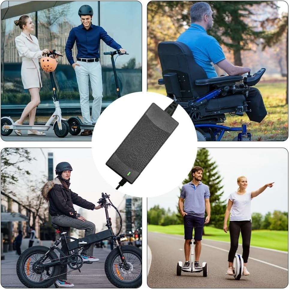 Ladegerät Netzteil 42V 2A Für Balancing Scooter Hoverboard E-Bike Adapter