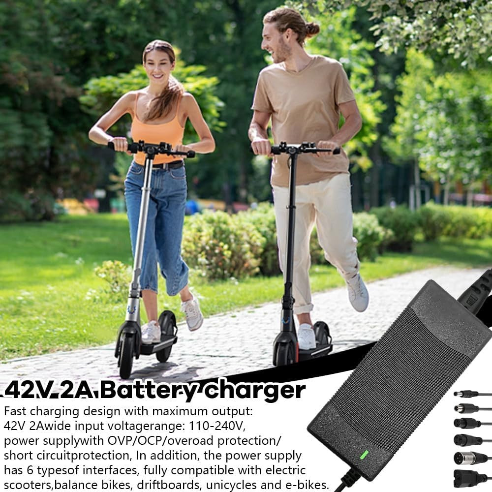 Ladegerät Netzteil 42V 2A Für Balancing Scooter Hoverboard E-Bike Adapter
