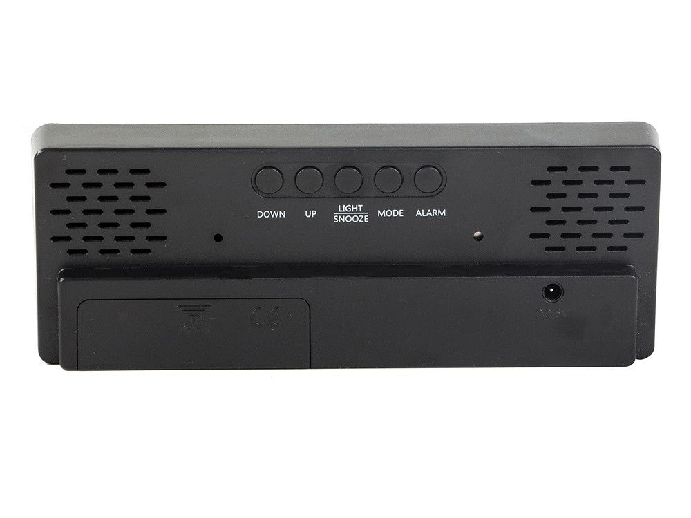 Digitaler LED-Wecker mit Farbdisplay, Thermometer & Datum – Elektronischer Wecker mit Snooze-Funktion, USB- & Batteriebetrieb