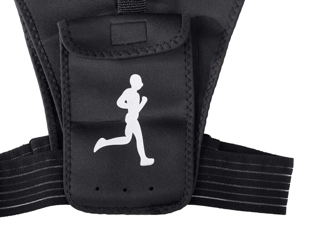 Reflektierende Sicherheits-Laufweste mit Handytasche & Verstellbarem Gurt – Für Jogging, Radfahren & Outdoor
