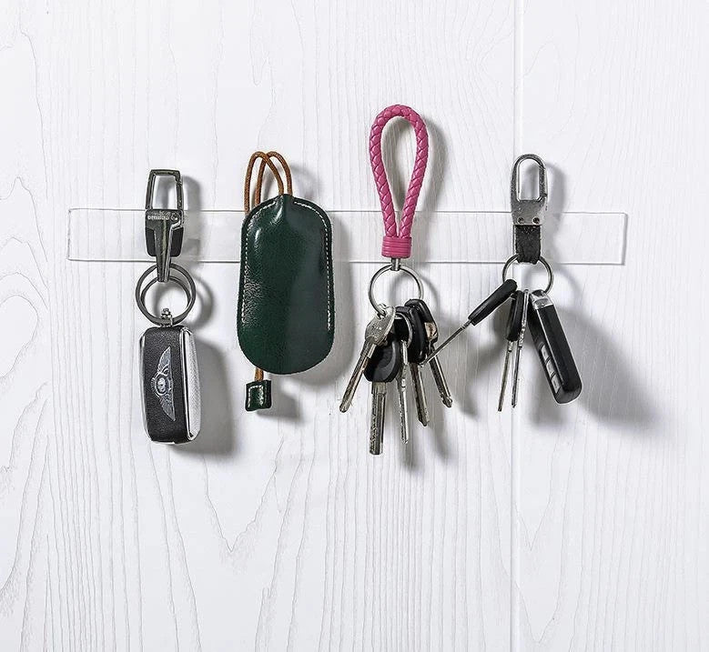 Transparentes doppelseitiges Klebeband 100 cm – Waschbar, spurlos & wiederverwendbar