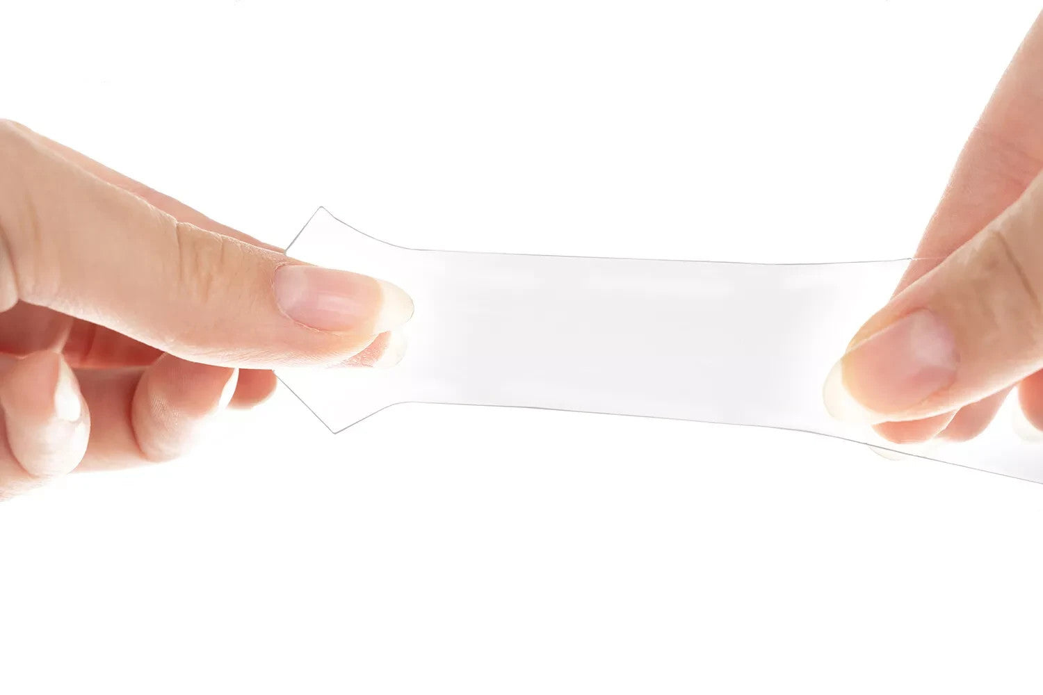 Transparentes doppelseitiges Klebeband 100 cm – Waschbar, spurlos & wiederverwendbar