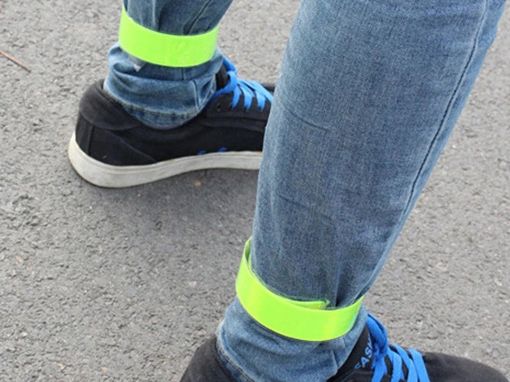 Selbstverriegelndes reflektierendes Armband – 39 cm Sicherheitsband für Jogging, Laufen & Radfahren