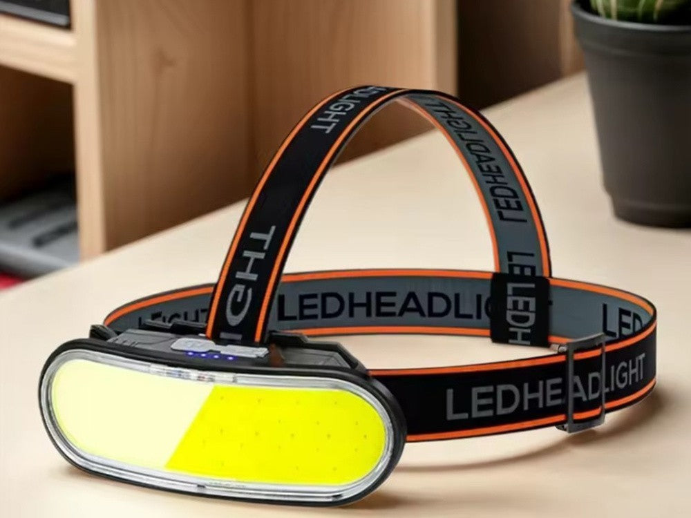COB Stirnlampe Wiederaufladbar USB-C 5 Modi LED Kopflicht Wasserdicht 🔦