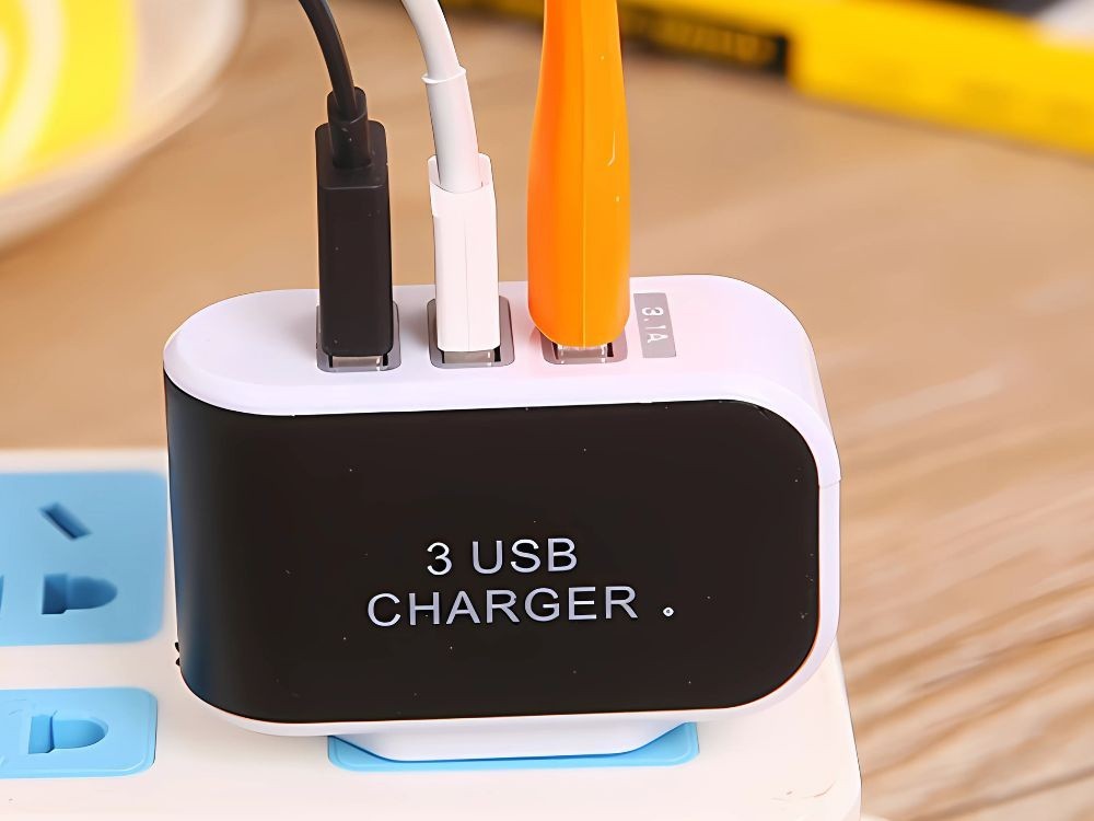 USB Ladegerät 3x Port Quick Charge 3.0 3.1A Schnellladegerät 5W Universal ⚡