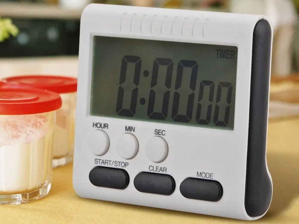Digitaler Küchentimer Elektronisch mit Magnet & LCD-Display, Lauter Alarm ⏱️