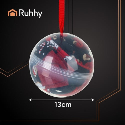 RUHHY Weihnachtssocken 3er-Set – Unisex Baumwollsocken Größe 38–43, Weihnachtsmotive & Kugelverpackung, perfektes Geschenk