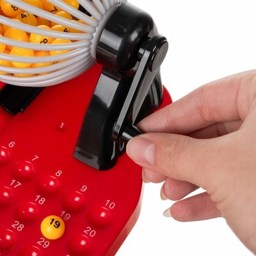 Bingo Spielset mit 90 Kugeln – Bingotrommel, Karten & Chips für Kinder & Familie, perfektes Gesellschaftsspiel