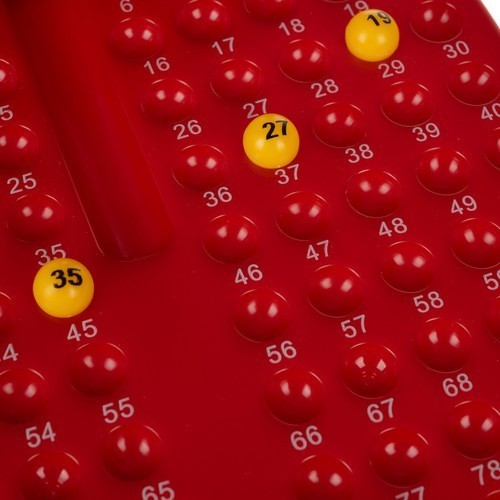 Bingo Spielset mit 90 Kugeln – Bingotrommel, Karten & Chips für Kinder & Familie, perfektes Gesellschaftsspiel