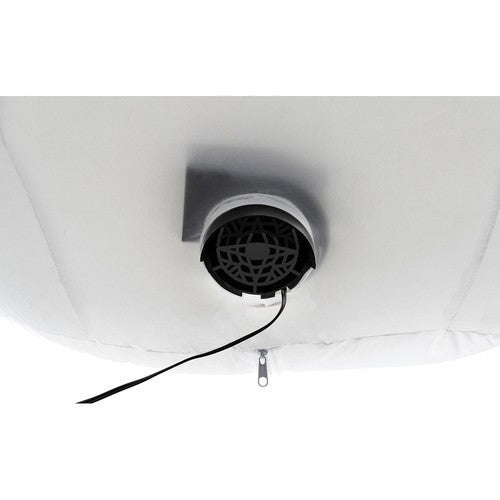 Aufblasbarer LED-Schneemann 155 cm – Weihnachtsdeko mit rotierendem Lichtprojektor, IP44 wasserdicht