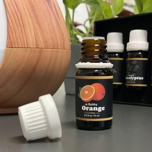 Ätherische Öle Set 6x10ml – Naturreine Aromatherapie Duftöle für Diffuser, Massage & Raumduft