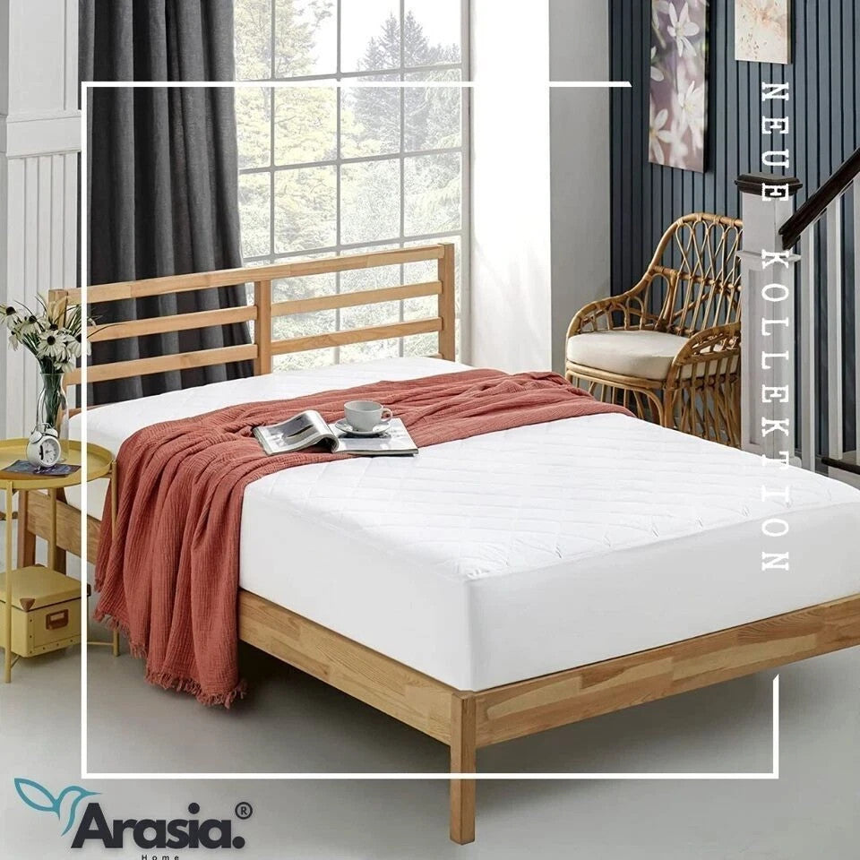 Arasia Matratzenschoner 180x200 Spannbettlaken/ Wasserdicht /Baumwolle