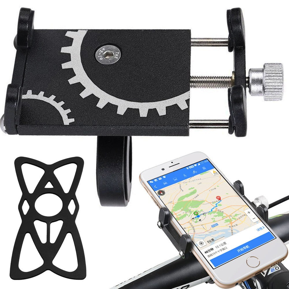 Alu Fahrrad Halterung Handy Halter Motorrad Bike Smartphone Universal Roller NEU
