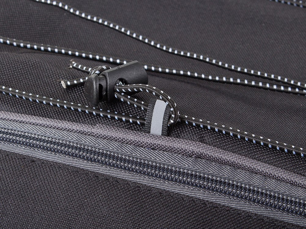 60L Fahrrad Gepäckträgertasche–Wasserdicht, 3Hauptfächer, Reflektoren & Regenhül